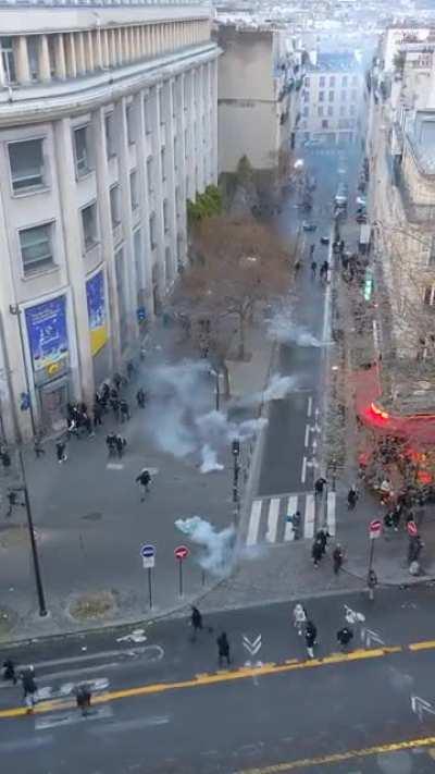 More Paris protests after Friday's shooting