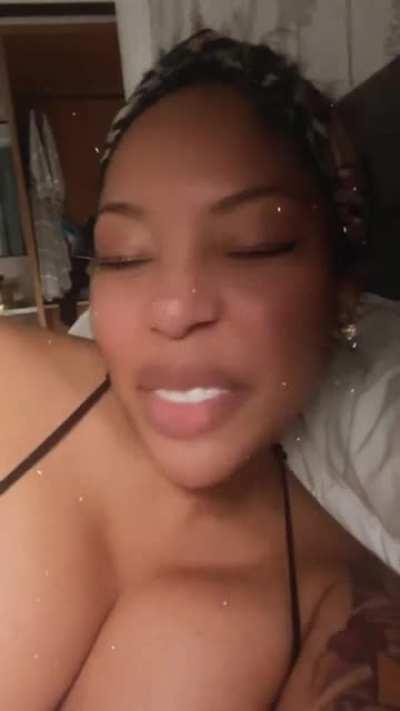 K Michelle pussy flash