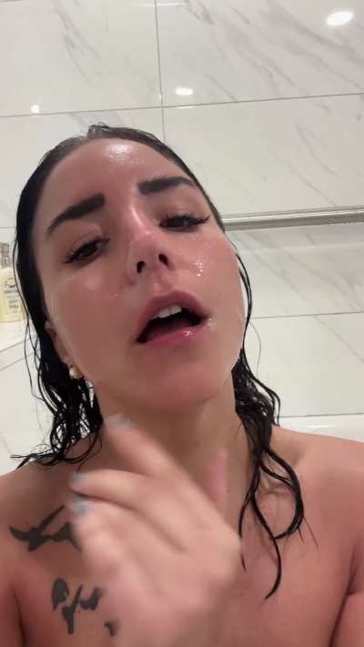 putting every drop of his cum to use