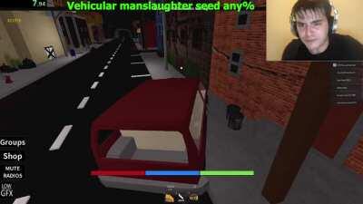 Vehicular Manslaughter 25:50 seconds speedrun