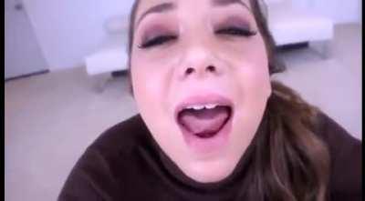 Remy Lacroix clothed suck and swallow