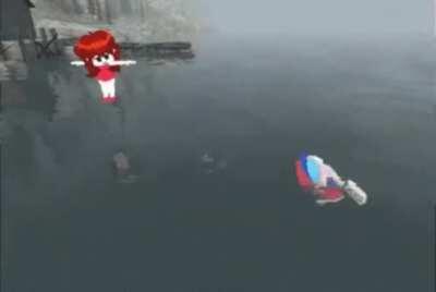 Keith And Lemon Demon in the water