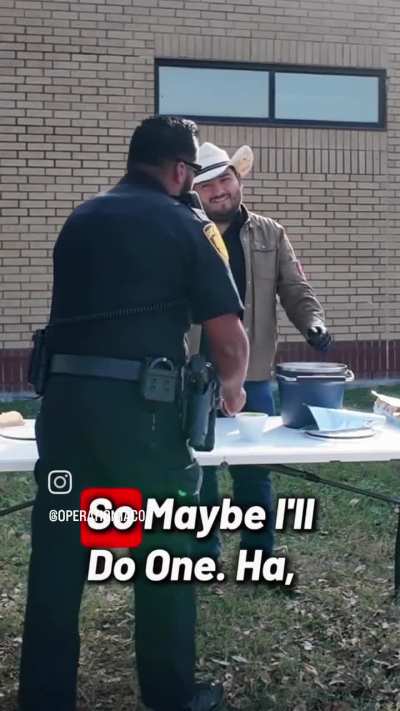 SAPD officer can't stand the heat. Asks,