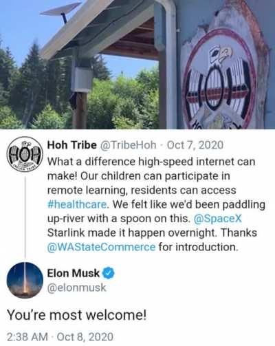 SpaceX Starlink aids Native American tribe: “It catapulted us into the 21st century”