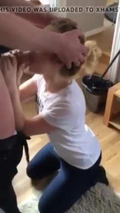My girlfriend sucking my friends cock