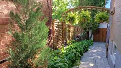 Backyard to frontyard = serenity