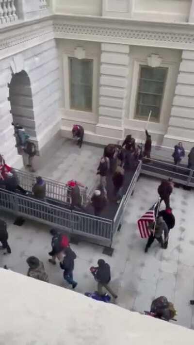 Trump's domestic terrorist lynch mob breached the Capitol