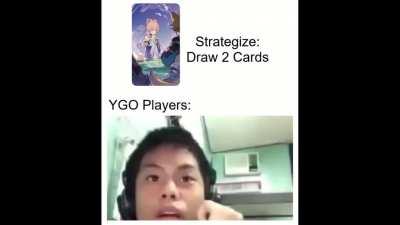 How different TCG Players react to Strategize