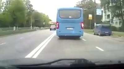 Imagine being in the driver minding your business and an idiot breaks into your car