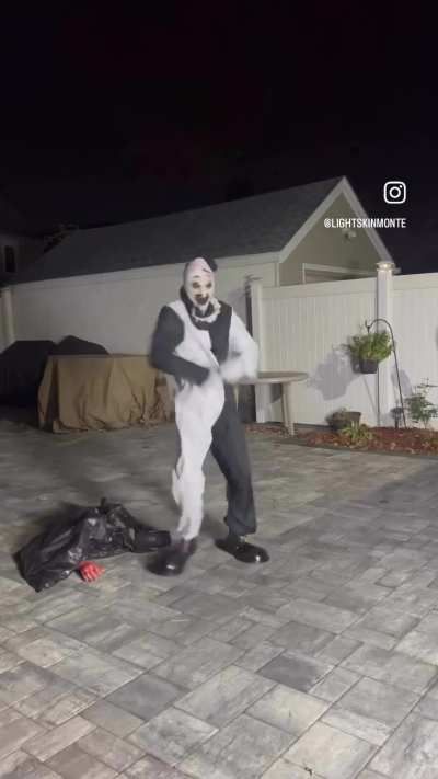 Never know what he’s got in that bag! 😂😂🤣