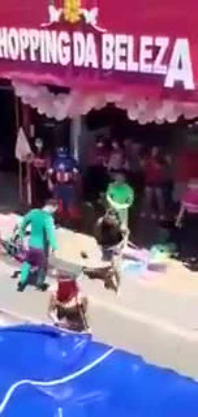 Where else you you get to see Captain America, Hulk and an Alien dancing together?