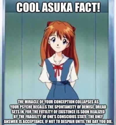 laugh at the funny asuka