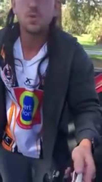 This guy has some weird need for a random person's pee :l