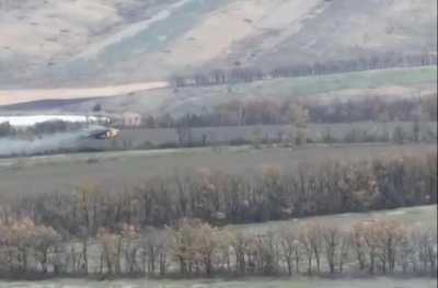 ua pov - another angle surfaced of the October 31st Wagner Mi-8 downing. Bakhmut Region. There were no survivors