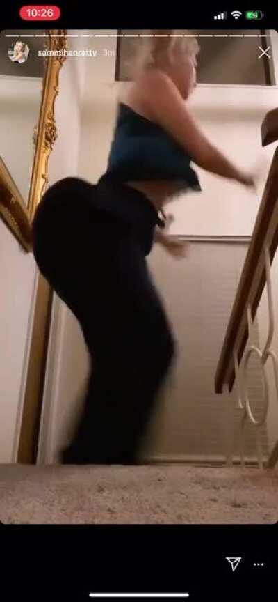 Everyone's always asking for Sammi's feet. This is as close as we'll get for now.