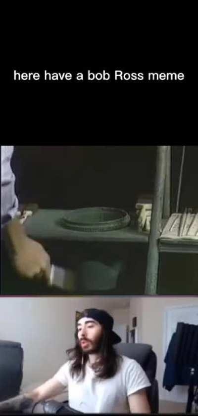 Here's a bob Ross meme