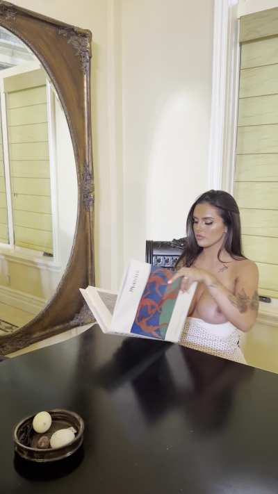 No hiding, just proudly showing off what I was blessed with!