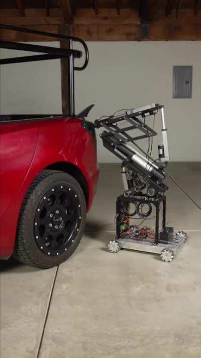 The Mating Ritual Between a Tesla and its Automated Charger