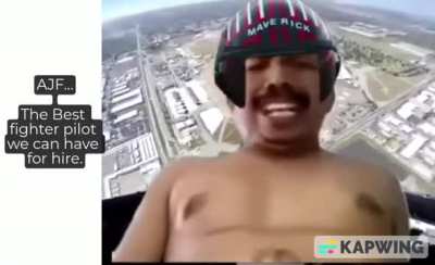 This thug the best airforce pilot around.