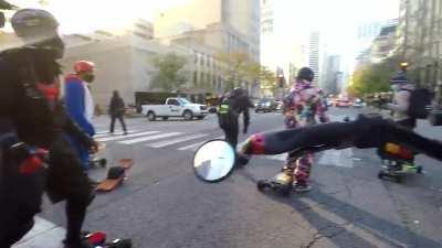 PEV Ride Through Chicago Halloween 2020