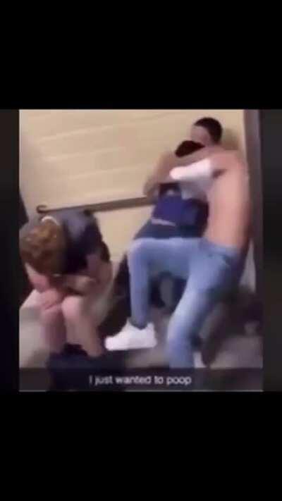 Dude was jus tryna take a shit💀💀