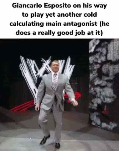 I fear Mr. Chicken Man is becoming a bit typecast these days