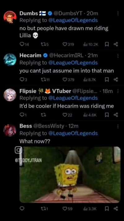 Guess one of the darkinfolk works at riot