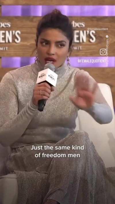 Priyanka on what feminism means to her