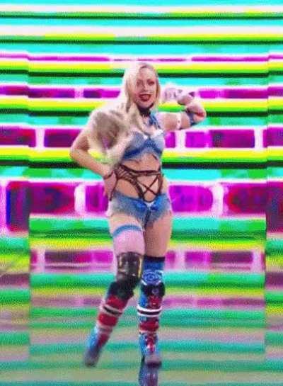 Liv morgan 😈😈👅 I love this attire especially the booty shorts😈🍑🍑