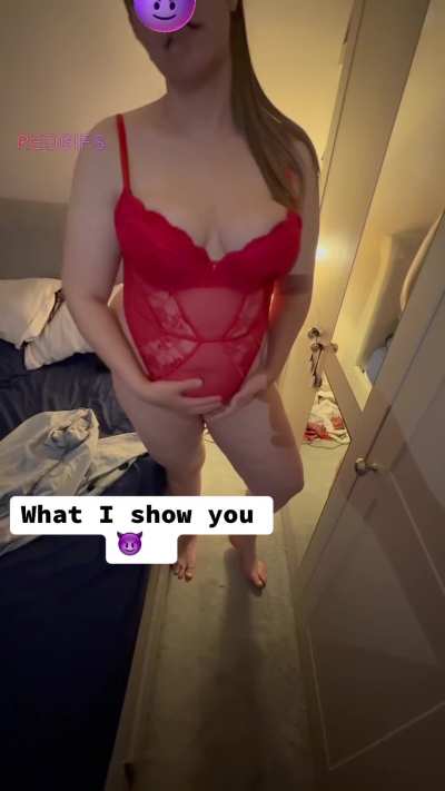What This Pregnant Milf Shows My Husband vs What I Show You