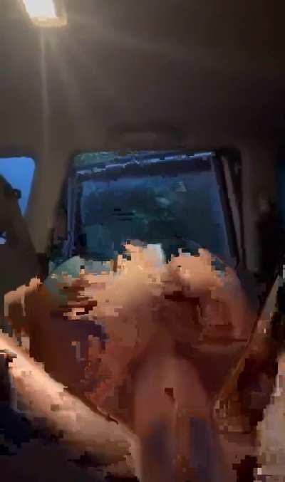 My bully and my mother are in the car