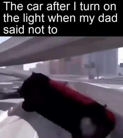 The man inside the car should be some kind of monster