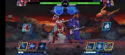 I find it funny I did get a single breaker in the middle slot for the whole match