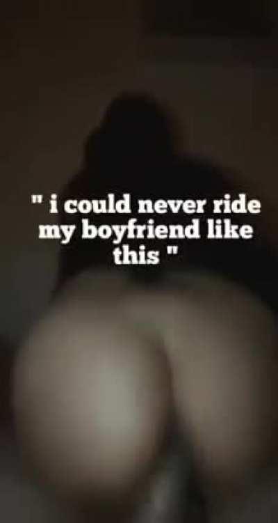 Thinking about her loser boyfriend as she gets fucked