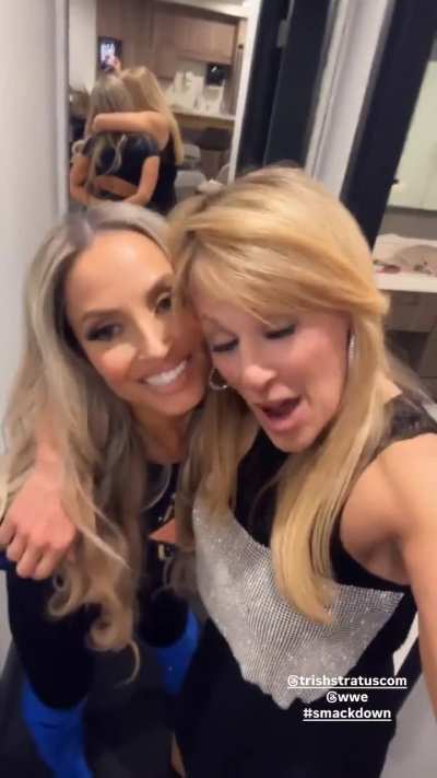 With Lilian Garcia before Smackdown  IG