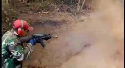 Special Forces Training With Live Rounds