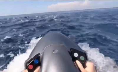 🔥 Aqua Scooter with daulphins.