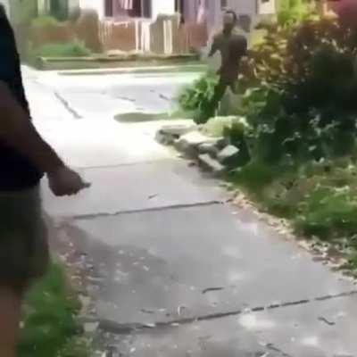 Mom: let him hit you first Son: hits him with the 1, 2