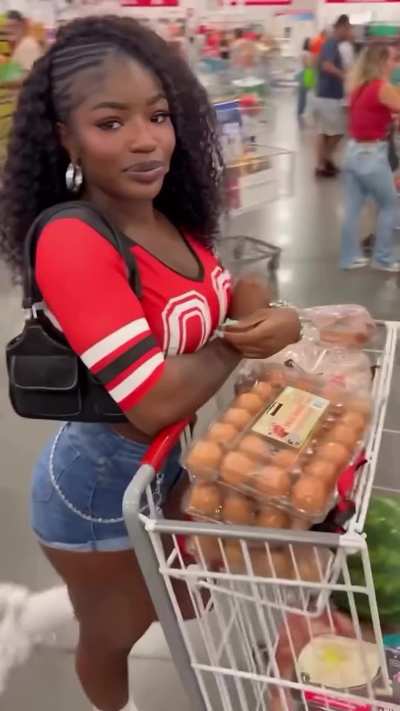 I hated my boring job at the supermarket, but today my coworker changed everything by revealing their power to move between bodies. They shoved me into this female customer in tiny shorts then slipped into her bf. I could feel her body growing excited as 