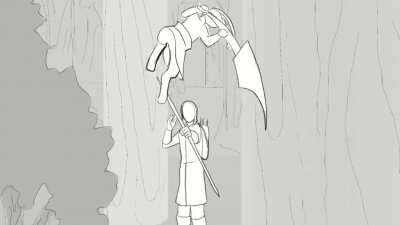 Finished this experiment with action shots and 2.5D integration!