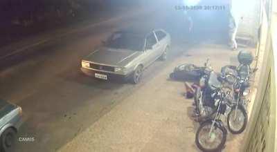 My man went berserk - Outside footage.