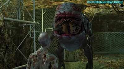 Jill Valentine vs Gamma Hunter and Palehead (Lecok3D) [Resident Evil 3 Remake]