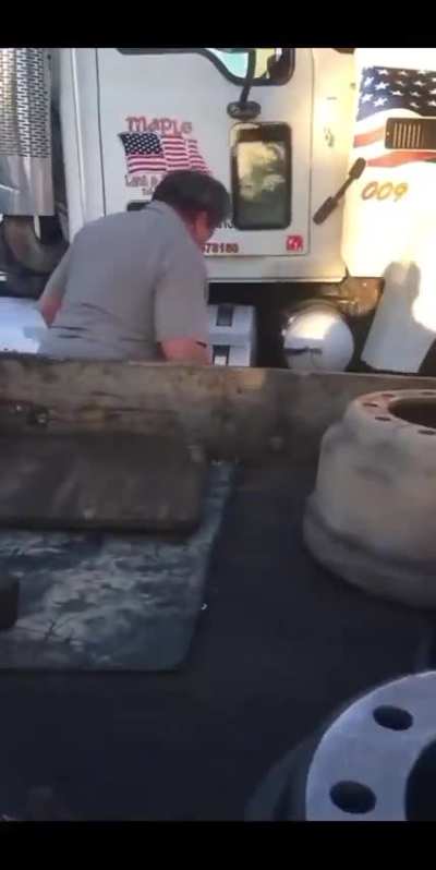 Fat guy attacks coworker and finds out 