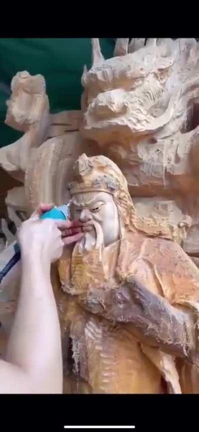 Wood Carving Timelapse