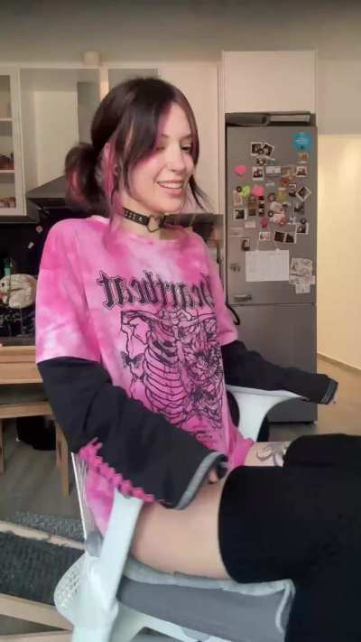 if your chair starts spinning uncontrollably, hold on to your clothes