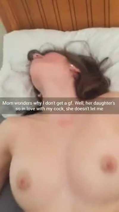 You can see the bliss on her face she has while getting fucked by her step brother
