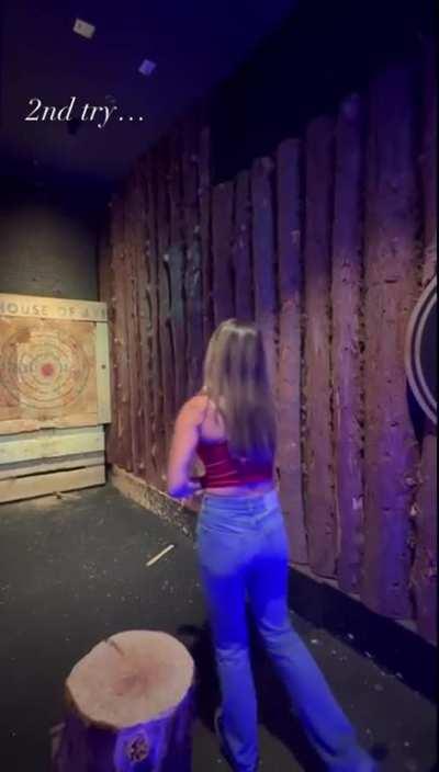 Axe throwing