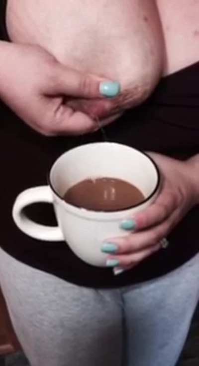 Do you like milk 🍼 in your coffee ☕👅👅