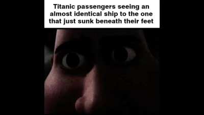 Imagine if Olympic reached Titanic in time. Snagged this from r/AlternateHistoryMemes