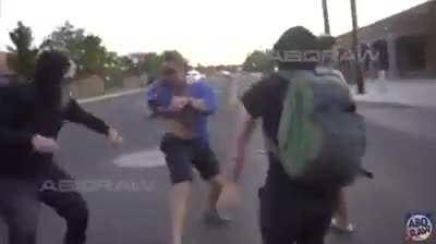 This POS got what he deserved too, right ?